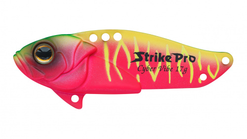Блесна-Цикада Strike Pro Cyber Vibe 55, цвет: Watermelon Mat Tiger, (JG-005D#A230S)