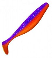 Приманка ZUB-PROVOCATOR 123мм(4,8")-5шт, (цвет 021) фиолетовый верх -красный низ