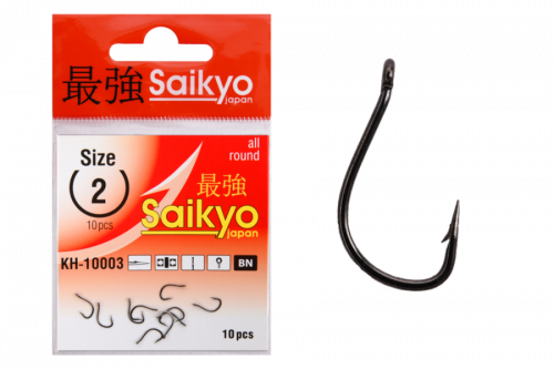Крючки Saikyo KH-10003 Tanago BN № 2 (10шт)