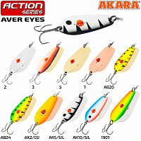 Блесна колеб. Akara Action Series Aver Eyes 70 21 гр. 3/4 oz. AK2/Cu