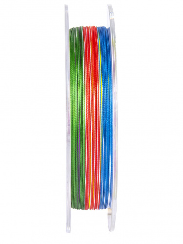 Леска плетёная LJ Vanrex EGI & JIGGING х4 BRAID Multi Color 150/017 фото 3
