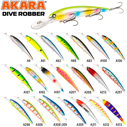 Воблер Akara Dive Robber 120F 19 гр. A309