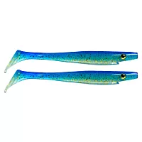 Силиконовая приманка Strike Pro Pig Shad Tournament, цвет: Golden Waves, (уп./2шт.), (SP-172M#148)