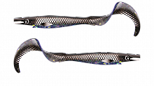 Силиконовая приманка Strike Pro Pig Tail Junior , цвет: Midnight Shiner, (уп./2шт.), (SP-172R#150)