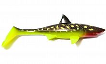 Силиконовая приманка Shark Shad, цвет: Hot Pike, (SS-HP-04)
