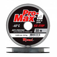 Леска Pro-Max Ice Stop 0,135 мм, 2,2 кг, 30 м, прозрачная, Barrier Pack