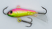 Балансир Strike Pro Ice Baby 24, цвет: A48FLR, светящийся, хвост: прозрачный