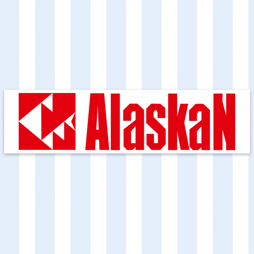 Наклейка Alaskan бел/пл 630х170мм
