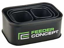 Емкости для прикорм. и насад. Feeder Concept EVA 5шт. набор 270х170х100