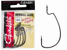 Крючки офсетные Gamakatsu Worm 330 BOTTOM JIGGING HOOKS разм. 3/0 5шт.