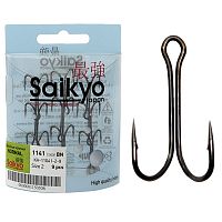 Крючки Saikyo двойн.Normal Shank KH-11041  №   4 BN (50шт)