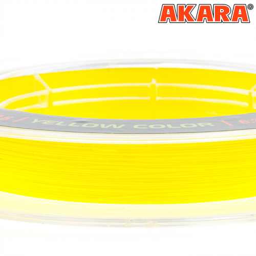 Шнур Akara Ultra Light Yellow 100 м 0,06 фото 4
