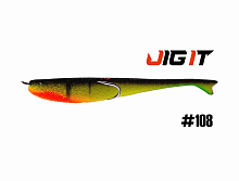 Поролоновая Рыбка Jig It Блистер 10 шт 140 мм Цвет 108