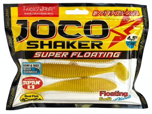 Виброхвосты съедобные LJ Pro Series JOCO SHAKER 4.5in (11.43)/F03 3шт. фото 2