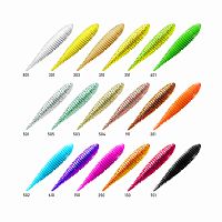 Приманка ZUB-MAGGOT SLIM 50мм(2")-10шт, (цвет 505) зеленый с блестками