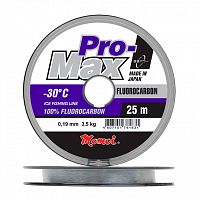 Леска Pro-Max Fluorocarbon 0,15 мм, 2,4 кг, 25 м, прозрачная