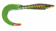Силиконовая приманка Strike Pro Giant Pig Tail, цвет: Green Motoroil Pike UV, (уп./1шт.), (SP-172K#M