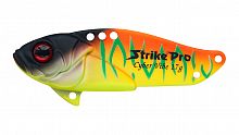 Блесна-Цикада Strike Pro Cyber Vibe 65, цвет: Sunrise Mat Tiger, (JG-005E#A242S)