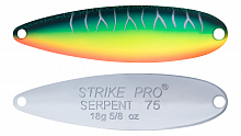 Блесна колеблющаяся Strike Pro Serpent Treble 65H, цвет: A223S-RP Pearl Mat Tiger, (ST-010A1#A223S-R