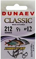 Крючок Dunaev Classic 212 #12 (упак. 9 шт)