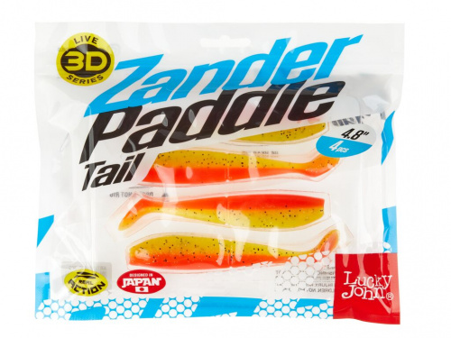 Виброхвосты LJ 3D Series Zander Paddle Tail 4.8in (12.00)/Z08 4шт. фото 3