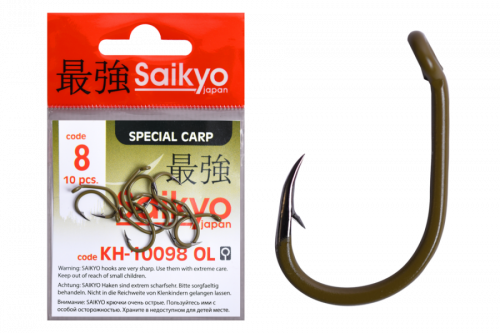 Крючки Saikyo KH-10098 Clever Carp OL №8 (10 шт.)