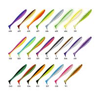 Приманка ZUB-IZI 185мм(7,3")-3шт, (цвет 034) черный верх - оранжевый низ