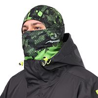 Балаклава горнолыжная softshell (Цвет - CAMO LIME KHAKI, без размера, фирменная печать AQUATIC)