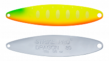 Блесна колеблющаяся Strike Pro Dragon Treble 80M, цвет: A178S Lemon Mat Tiger, (ST-07F#A178S-CP)