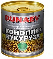 Добавка для прикормки металлобанка 320мл "Дунаев Конопля Кукуруза"
