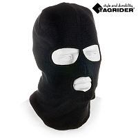 Шапка-маска Tagrider Expedition 3016 3 отверстия вязаная облегченная черная