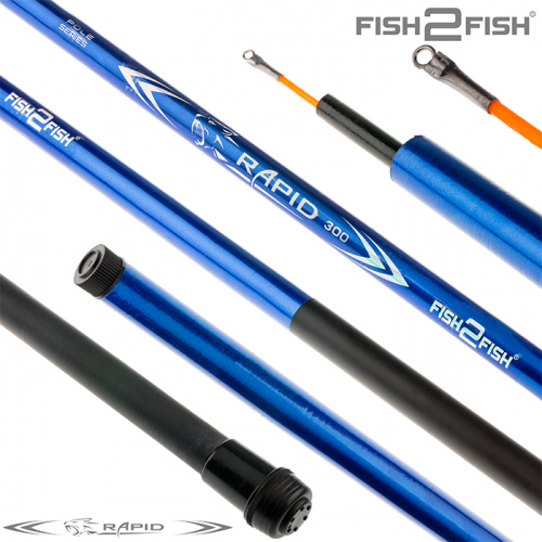 Уд. тел. ст. д/с Fish2Fish Rapid New (10-40) 4,0 м Blue б/к