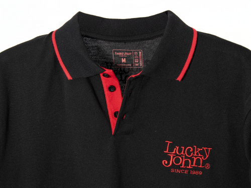 Рубашка поло Lucky John BLACK 05 р.XXL фото 2