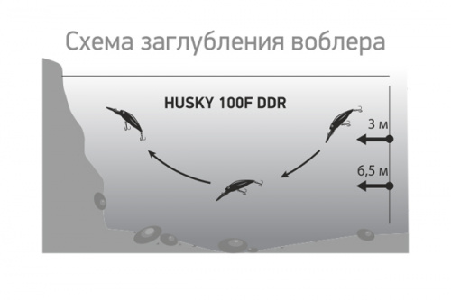 Воблер LureMax HUSKY 100F DDR-063 21 г. фото 3