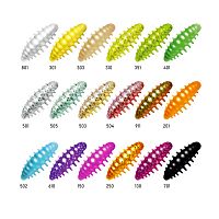 Приманка ZUB NOA LARVA  40мм(1,6") -6шт, (цвет 351) шартрез с блестками