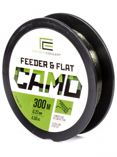 Леска монофильная Feeder Concept FEEDER & FLAT Camo 300/022 фото 2