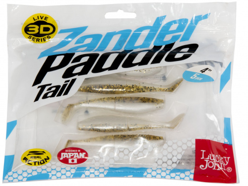 Виброхвосты LJ 3D Series Zander Paddle Tail 4.0in (10.00)/Z03 5шт. фото 3