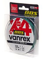 Шнур плетёный Lucky John Vanrex BBS х4 BRAID Moss Green 125/032
