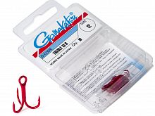 Крючки-тройники Gamakatsu 13R TREBLE HOOKS RED разм. 12 10шт.