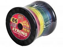 Леска плетёная WFT KG STRONG Multicolor 1000/052