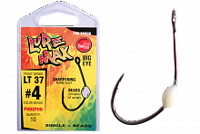 Крючки LureMax Trout LT37 # 4 Phospho (10шт)