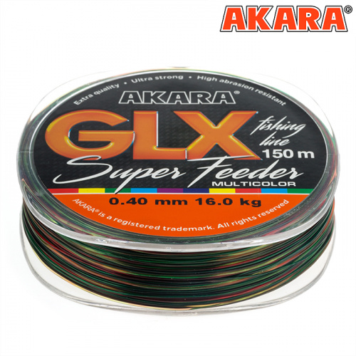 Леска Akara GLX Super Feeder 150 м 0,22 мм мультиколор фото 4