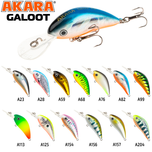 Воблер Akara Galoot 50F 6,5 гр. A156