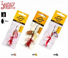 Блесны вращ. Lucky John SPIN X ROUND 02 05.0г CR/GR/SR 3шт. набор