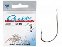 Крючки Gamakatsu LS-2110N HOOKS NICKEL разм. 12 25шт.