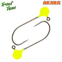 Джиг. Akara Trout Time Шар 1,15 г. кр. № 4 Yellow (3шт)