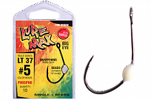 Крючки LureMax Trout LT37 # 5 Phospho (10шт)