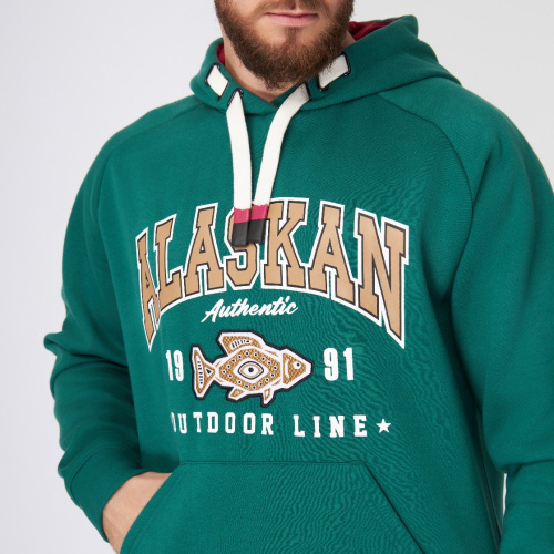 Толстовка Alaskan Promo Hoodie зеленый XL фото 3
