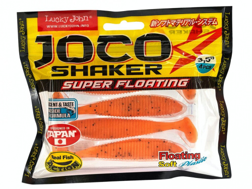 Виброхвосты съедобные LJ Pro Series JOCO SHAKER 3.5in (08.89)/F29 4шт. фото 2