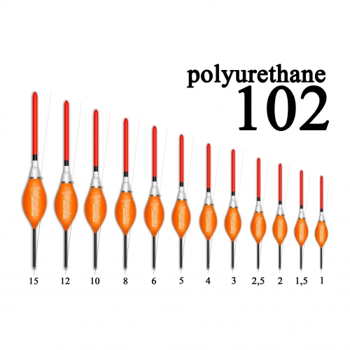 Поплавок Wormix полиуретан, серия 102, 3,0гр, 10шт/уп